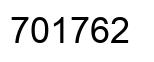 Número 701762 imagen negro