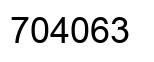 Número 704063 imagen negro