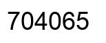 Número 704065 imagen negro