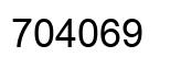 Número 704069 imagen negro