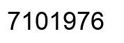Número 7101976 imagen negro