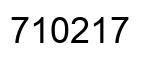 Número 710217 imagen negro