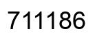 Número 711186 imagen negro
