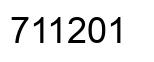 Número 711201 imagen negro