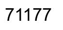 Número 71177 imagen negro