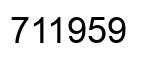 Número 711959 imagen negro
