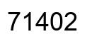 Number 71402 black image
