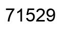 Number 71529 black image