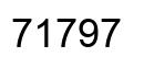 Número 71797 imagen negro