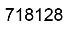 Número 718128 imagen negro
