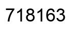 Número 718163 imagen negro