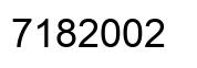 Número 7182002 imagen negro