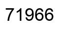 Number 71966 black image