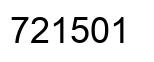 Número 721501 imagen negro