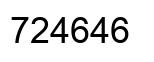 Número 724646 imagen negro