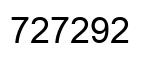Número 727292 imagen negro