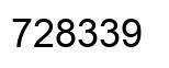 Número 728339 imagen negro