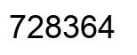 Número 728364 imagen negro