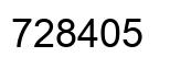 Número 728405 imagen negro