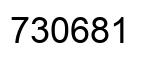 Number 730681 black image