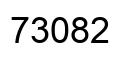 Número 73082 imagen negro