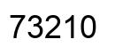 Number 73210 black image