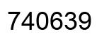Número 740639 imagen negro