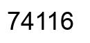 Número 74116 imagen negro