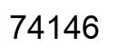 Número 74146 imagen negro