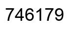 Número 746179 imagen negro