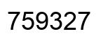 Número 759327 imagen negro