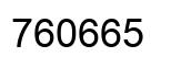 Number 760665 black image