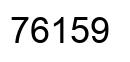 Number 76159 black image