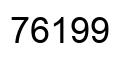Número 76199 imagen negro
