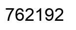 Number 762192 black image