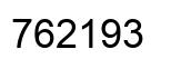 Number 762193 black image