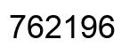Number 762196 black image
