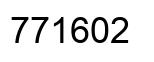 Número 771602 imagen negro