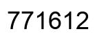 Número 771612 imagen negro