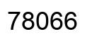 Número 78066 imagen negro