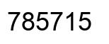 Number 785715 black image