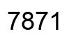 Número 7871 imagen negro