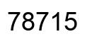 Número 78715 imagen negro