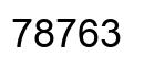 Número 78763 imagen negro