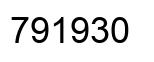 Número 791930 imagen negro