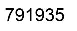 Número 791935 imagen negro