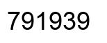 Número 791939 imagen negro