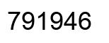 Number 791946 black image
