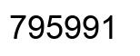 Number 795991 black image