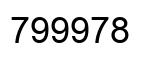 Número 799978 imagen negro